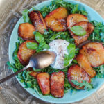 Events fig 37 grilled peach and burrata salad